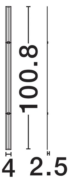 Moderní nástěnné svítidlo Invento 100 Bílá B