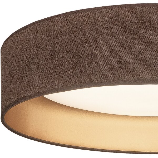 BRILAGI-LED Stm. sv. VELVET SM. VARI 24W/230V 3000-6500K pr.45 cm hnědá/zlatá+DO