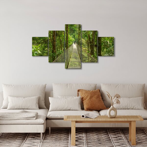 Obraz - Závěsný most (125x70 cm)
