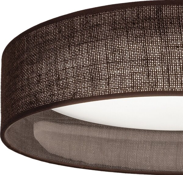 Brilagi - LED Stropní svítidlo VELVET SIMPLE LED/24W/230V 4000K pr. 45 cm hnědá