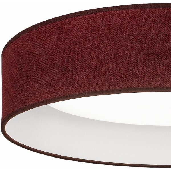 Brilagi - LED Stropní svítidlo VELVET SIMPLE LED/24W/230V 4000K pr. 45 cm vínová