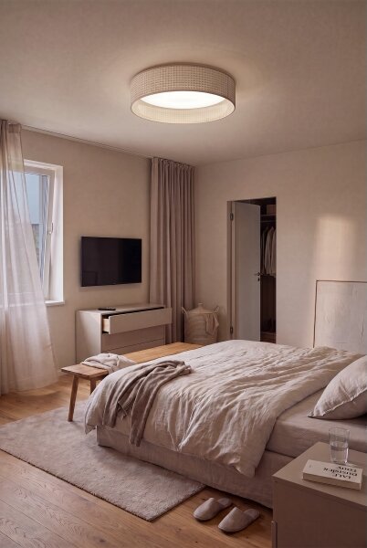 Brilagi - LED Stropní svítidlo VELVET SIMPLE LED/24W/230V 4000K pr. 45 cm béžová