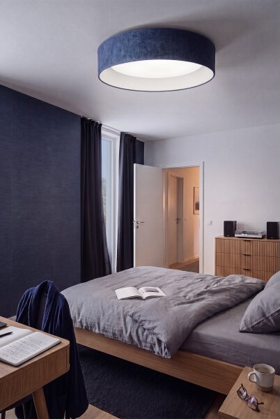 Brilagi - LED Stropní svítidlo VELVET SIMPLE LED/24W/230V 4000K pr. 45 cm modrá
