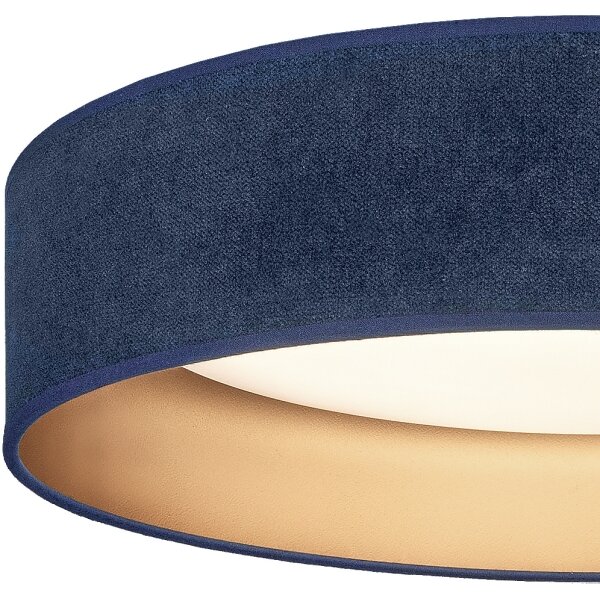 Brilagi-LED Str. svítidlo VELVET SIMPLE LED/24W/230V 4000K pr. 45 cm modrá/zlatá