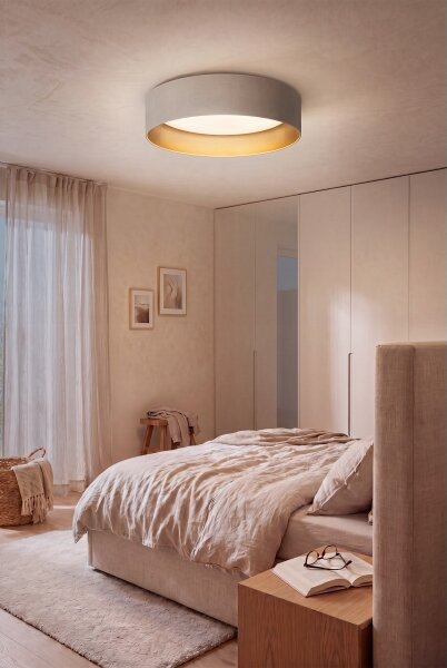 Brilagi-LED Str. svítidlo VELVET SIMPLE LED/24W/230V 4000K pr. 45 cm krém./zlatá