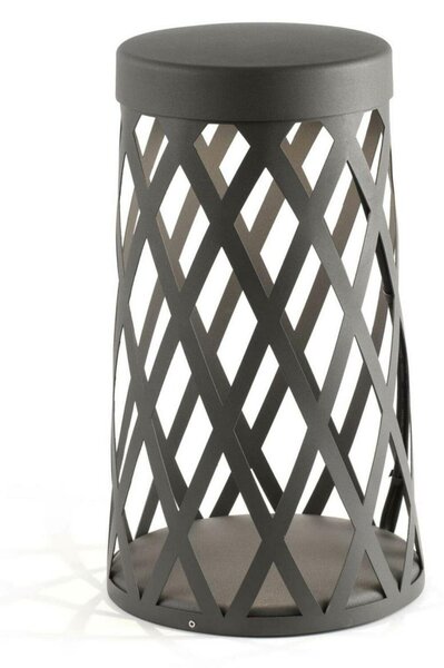FARO SHADOW LED sloupková lampa, tmavě šedá, 45cm