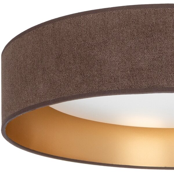 BRILAGI-LED Stm. sv. VELVET SM. VARI 24W/230V 3000-6500K pr.45 cm hnědá/zlatá+DO