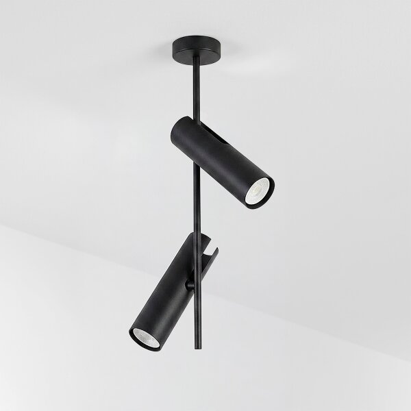 Brilagi - Lustr na tyči BRANCH 2xGU10/30W/230V černá