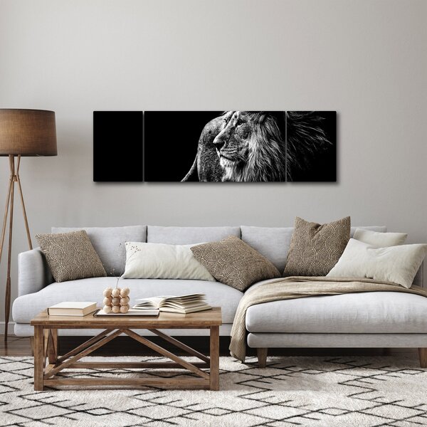Obraz - Lev (170x50 cm)
