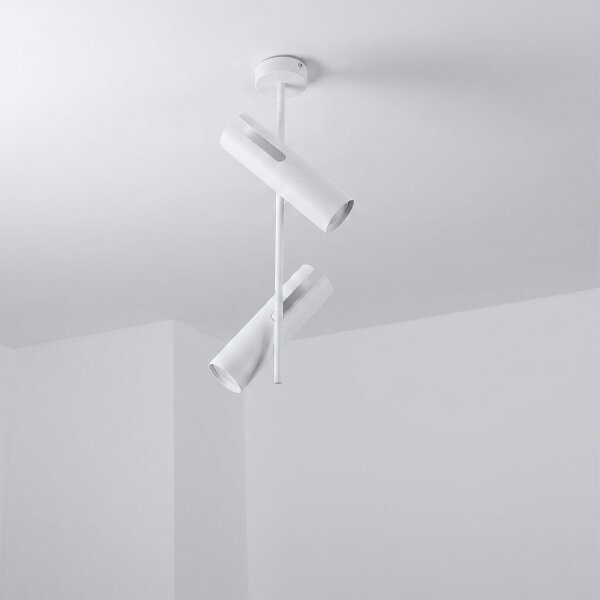 Brilagi - Lustr na tyči BRANCH 2xGU10/30W/230V bílá