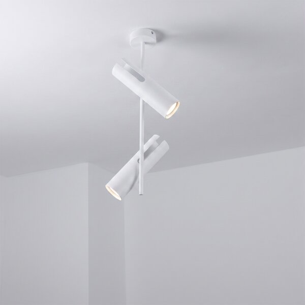 Brilagi - Lustr na tyči BRANCH 2xGU10/30W/230V bílá