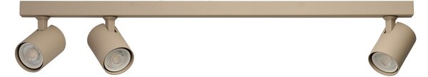 Přisazené bodové svítidlo Exo Line Beige béžové 3x 50 W – Hnědá