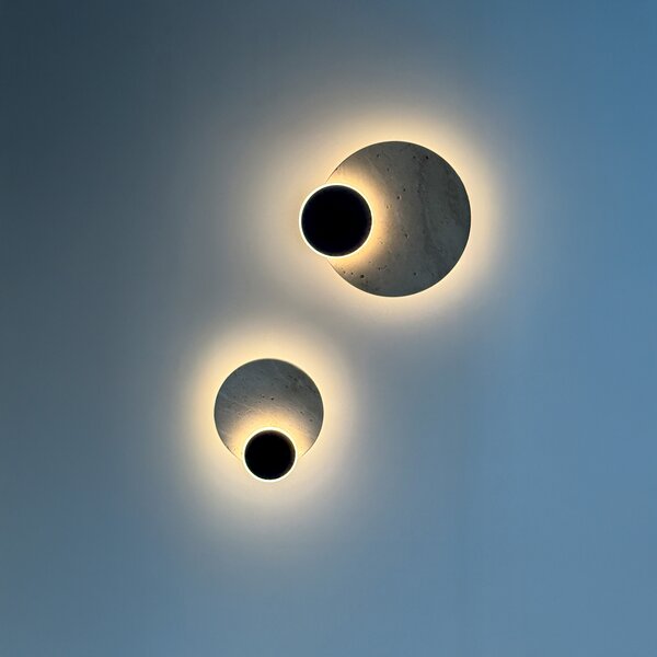 Nástěnné svítidlo Eclipse béžové 9 W – Hnědá