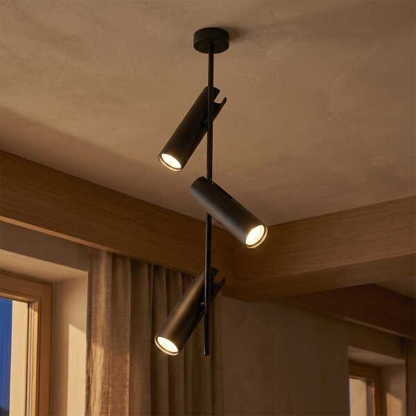 Brilagi - Lustr na tyči BRANCH 3xGU10/30W/230V černá