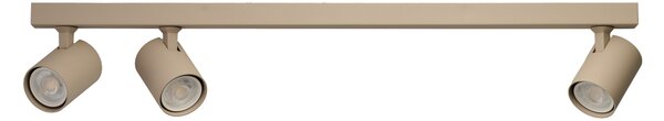 Přisazené bodové svítidlo Exo Line Beige béžové 3x 50 W – Hnědá