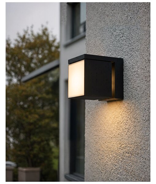 Nástěnné svítidlo Cubic černé 18 W – Černá