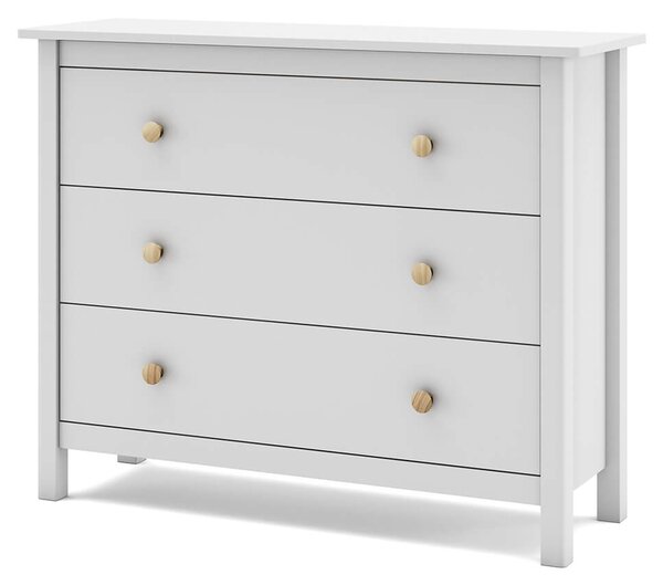Komoda xamia 100 x 80 cm bílá