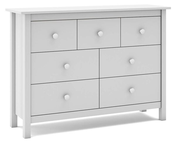 Komoda xamia 110 x 80 cm bílá