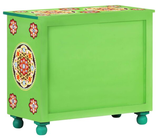 VidaXL Příborník ručně malovaný vícebarevný 70x35x60 cm Mango masiv