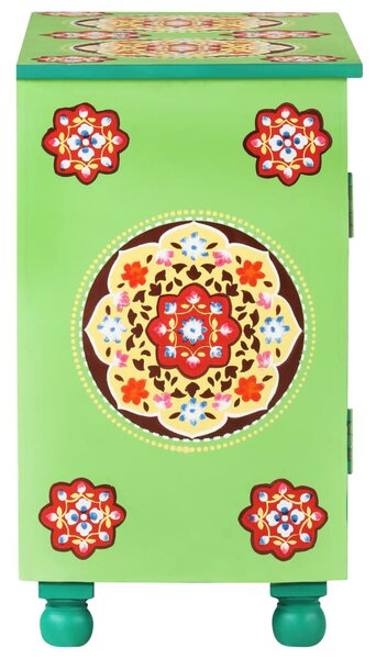 VidaXL Příborník ručně malovaný vícebarevný 70x35x60 cm Mango masiv