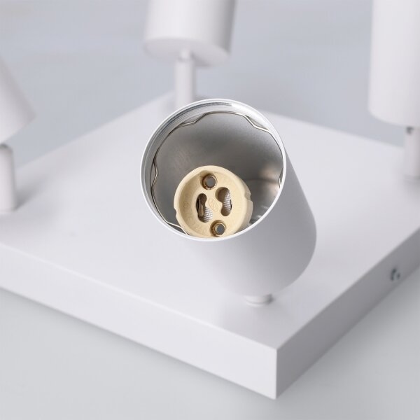 Brilagi - Bodové svítidlo SELE SQUARE 4xGU10/30W/230V bílá