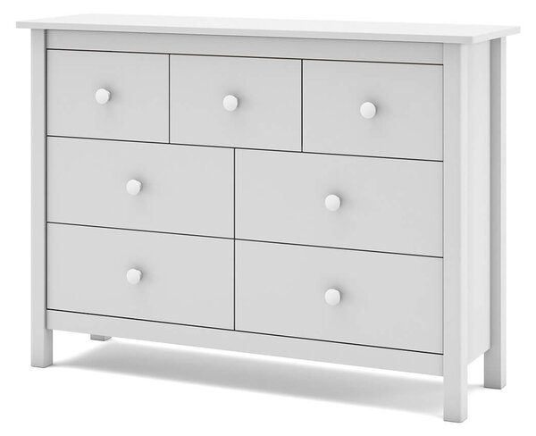 Komoda xamia 110 x 80 cm bílá
