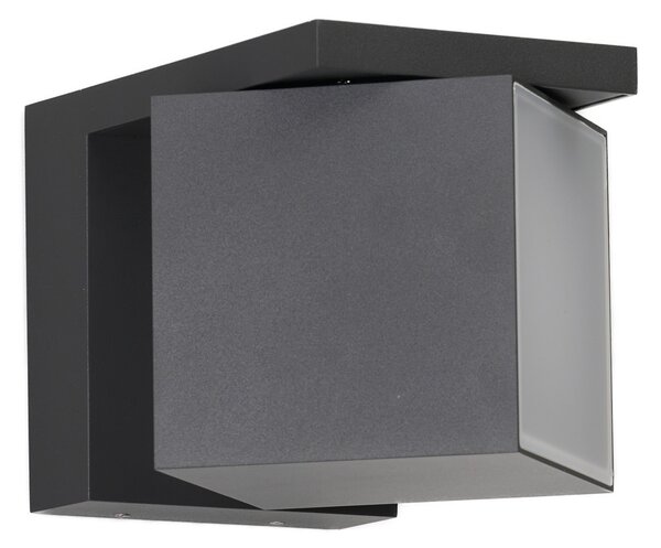 Nástěnné svítidlo Cubic Dgr tmavě šedé 18 W – Šedá