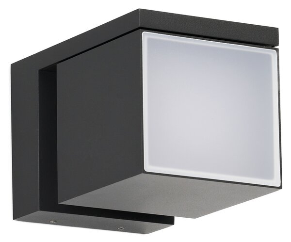 Nástěnné svítidlo Cubic Dgr tmavě šedé 18 W – Šedá