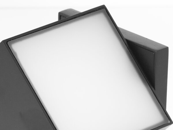 Nástěnné svítidlo Cubic Dgr tmavě šedé 18 W – Šedá (AZ6690)