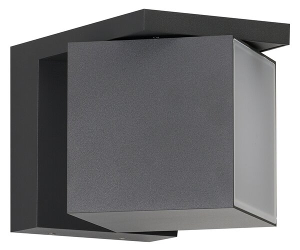Nástěnné svítidlo Cubic Dgr tmavě šedé 18 W – Šedá (AZ6690)