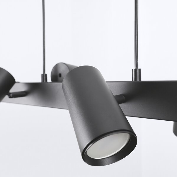 Brilagi - Lustr na lanku SELE 6xGU10/30W/230V černá