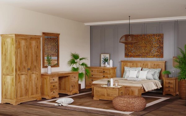 Postel Guru 160x200 z masivu mango