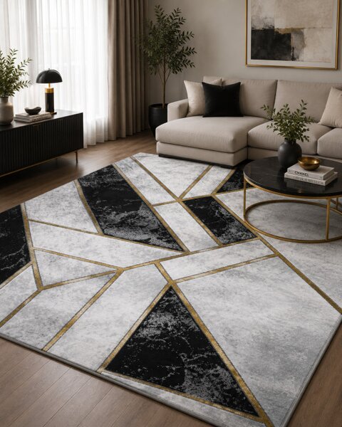 Koberec Diamond K4423G GOLD / GOLD