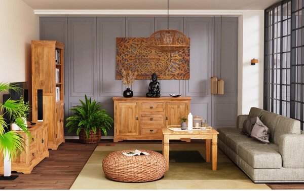Komoda Guru 160x90x45 z masivu mango