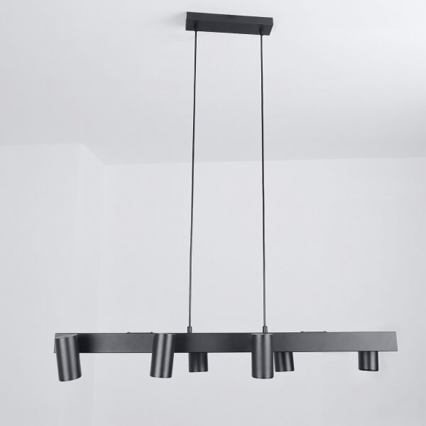 Brilagi - Lustr na lanku SELE 6xGU10/30W/230V černá