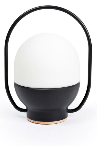 FARO TAKE AWAY LED, černá přenosná stolní lampa