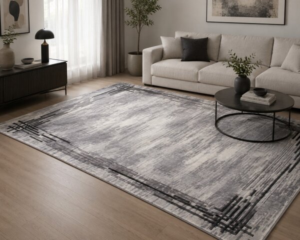 Koberec DIAMOND K8778S stříbrný