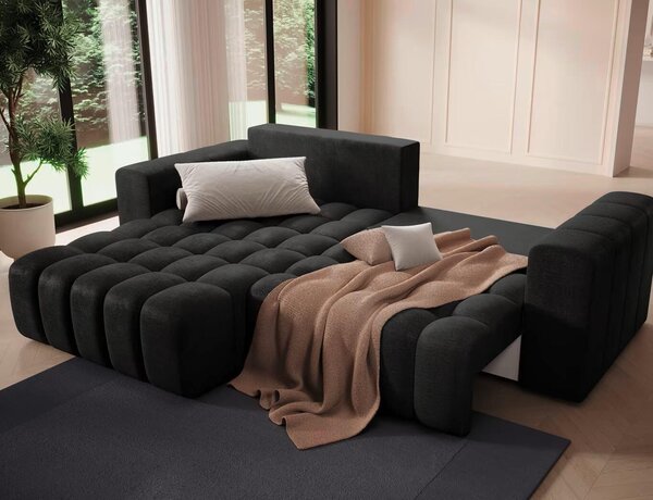 ROHOVÁ SEDAČKA, textil, antracitová MID.YOU - Sedací soupravy, Online Only
