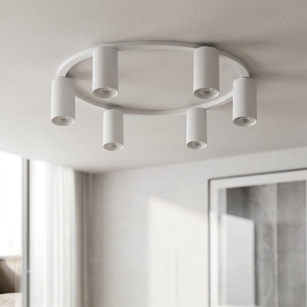 Brilagi - Stropní svítidlo SELE 6xGU10/30W/230V bílá