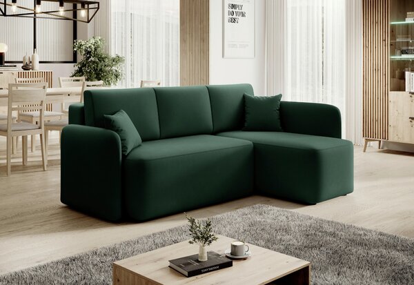 ROHOVÁ SEDAČKA, textil, zelená MID.YOU - Sedací soupravy, Online Only