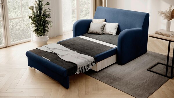 ROZKLÁDACÍ POHOVKA, textil, modrá MID.YOU - Rozkládací pohovky, Online Only
