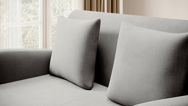 ROZKLÁDACÍ POHOVKA, textil, světle šedá MID.YOU - Rozkládací pohovky, Online Only
