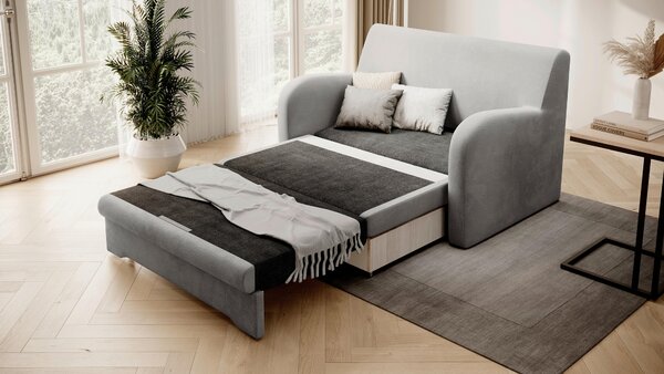 ROZKLÁDACÍ POHOVKA, textil, světle šedá MID.YOU - Rozkládací pohovky, Online Only