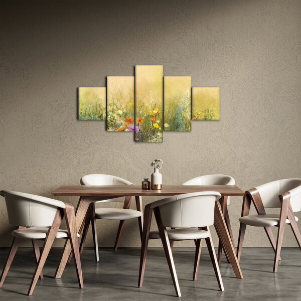 Obraz - Malovaná louka (125x70 cm)