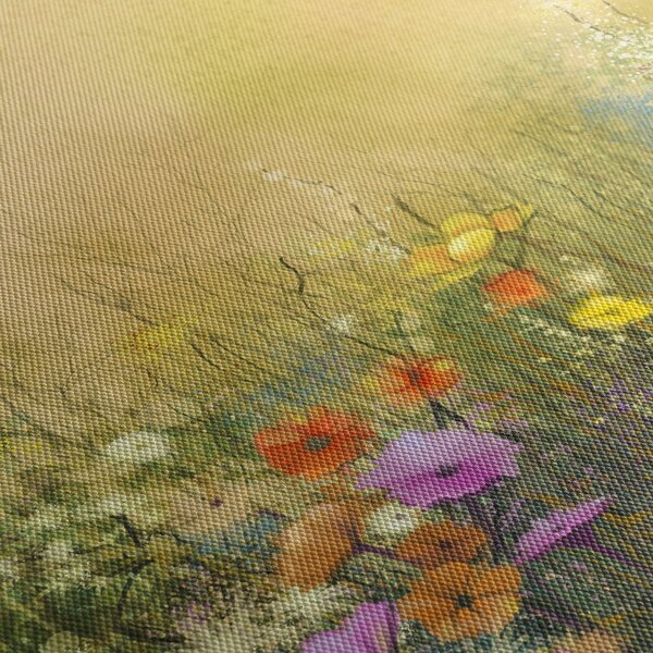 Obraz - Malovaná louka (170x50 cm)