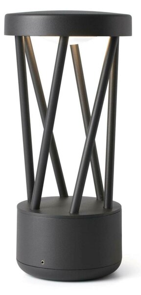 FARO TWIST 300 sloupková lampa, tmavě šedá