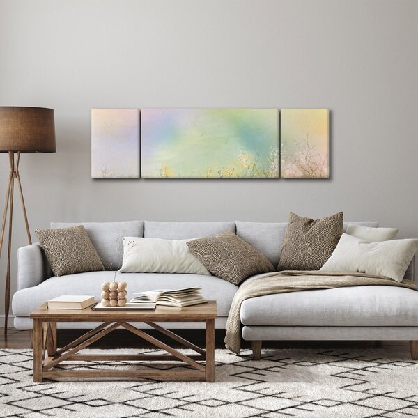 Obraz - Malovaná louka 2 (170x50 cm)