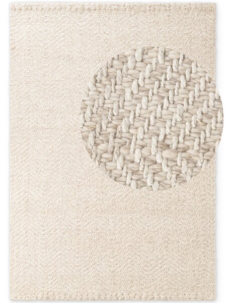 ELLE Decoration, Kusový koberec Majoli 106238 White z kolekce Elle, 120x170, bílá, chodba / předsíň