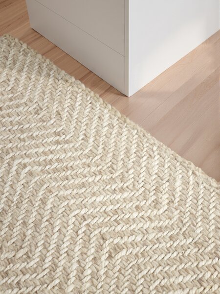 ELLE Decoration, Běhoun Majoli 106238 White z kolekce Elle, 80x200, bílá, chodba / předsíň