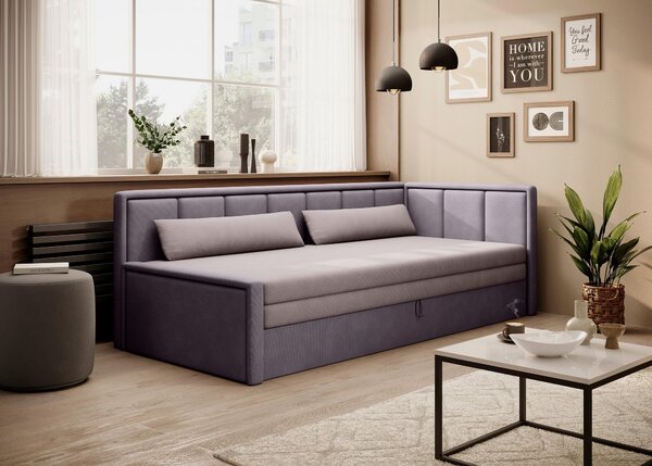 LENOŠKA, textil, fialová, růžová MID.YOU - Online Only sedačky, Online Only